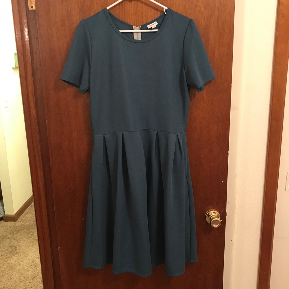 LuLaRoe Plus Size Amelia Dress Size XXL (Pockets!)